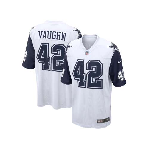 Mens Dallas Cowboys Deuce Vaughn White Alternate Game Jersey