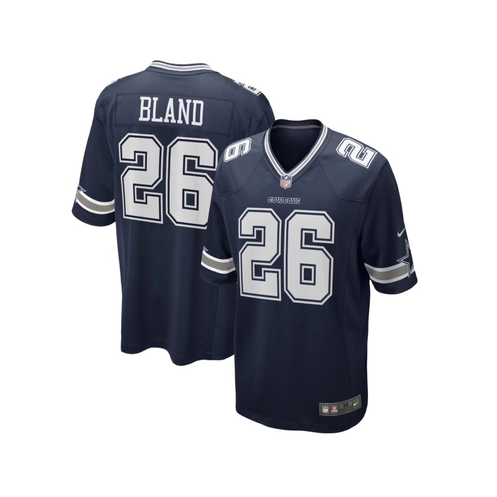 Mens Dallas Cowboys DaRon Bland Navy Game Jersey