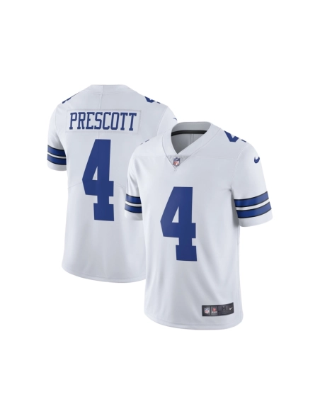 Mens Dallas Cowboys Dak Prescott White Vapor Limited Player Jersey