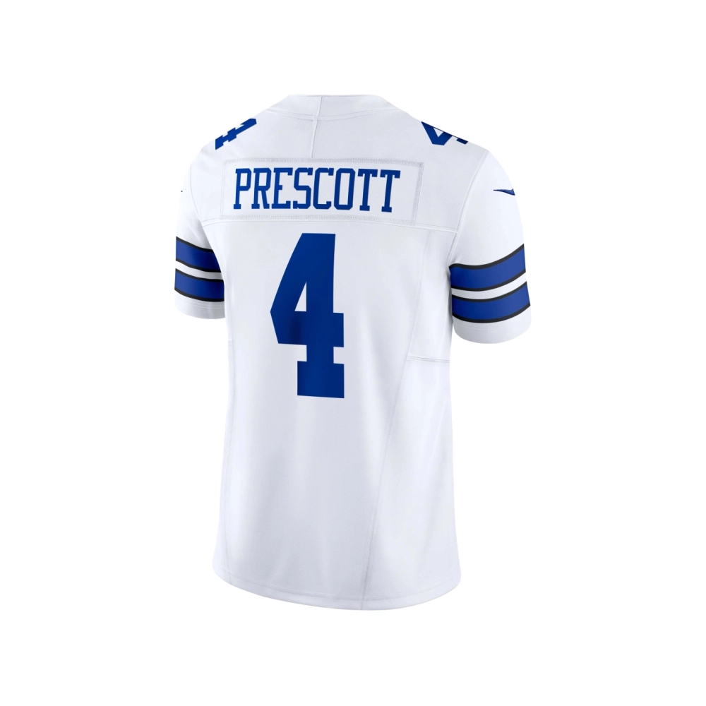 Mens Dallas Cowboys Dak Prescott White Vapor F.U.S.E. Limited Jersey