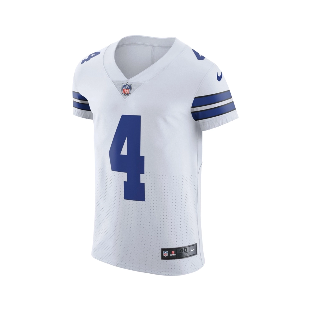 Mens Dallas Cowboys Dak Prescott White Vapor Elite Player Jersey