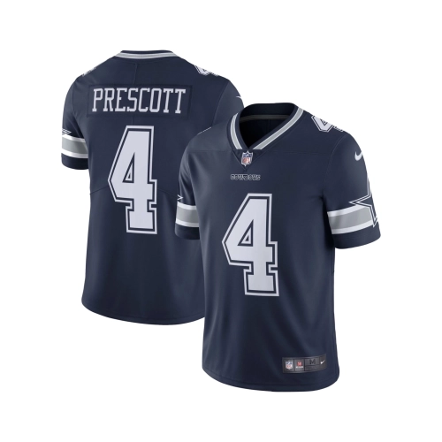 Mens Dallas Cowboys Dak Prescott Navy Vapor Limited Player Jersey