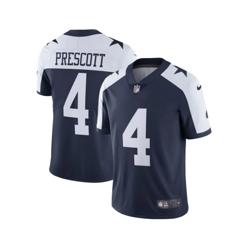 Mens Dallas Cowboys Dak Prescott Navy Alternate Vapor Limited Jersey