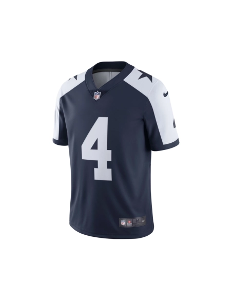 Mens Dallas Cowboys Dak Prescott Navy Alternate Vapor Limited Jersey