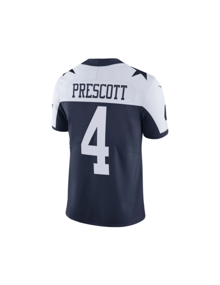 Mens Dallas Cowboys Dak Prescott Navy Alternate Vapor Limited Jersey
