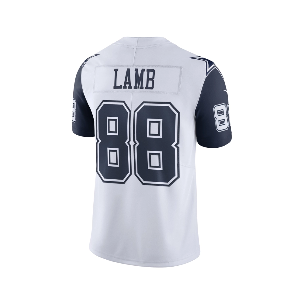 Mens Dallas Cowboys CeeDee Lamb White 2nd Alternate Vapor Limited Jersey