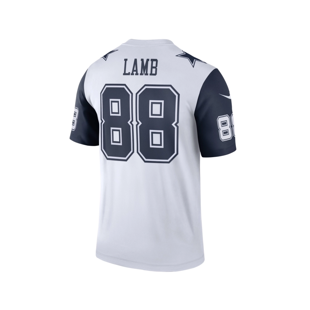 Mens Dallas Cowboys CeeDee Lamb White 2nd Alternate Legend Jersey