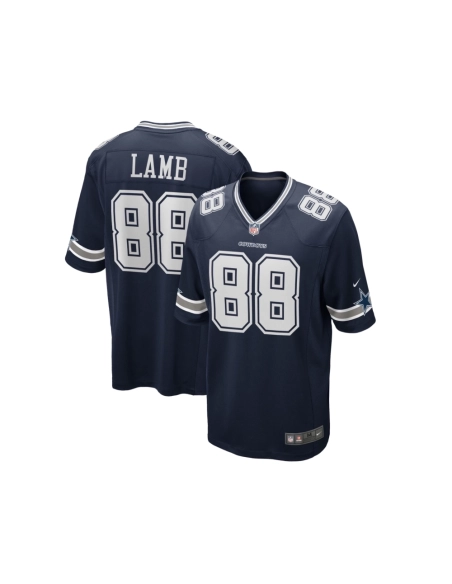 Mens Dallas Cowboys CeeDee Lamb Navy Game Jersey