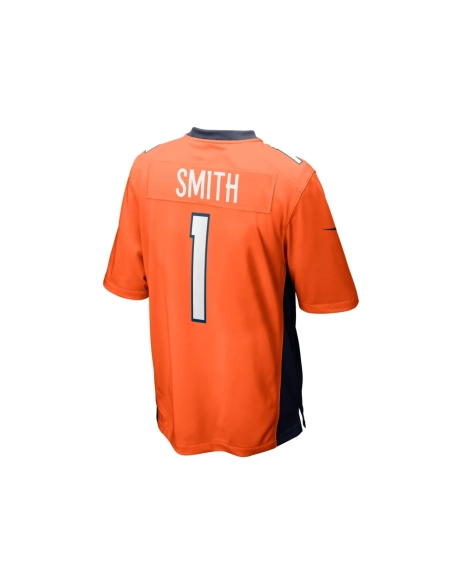 Mens Denver Broncos Tremon Smith Orange Game Jersey