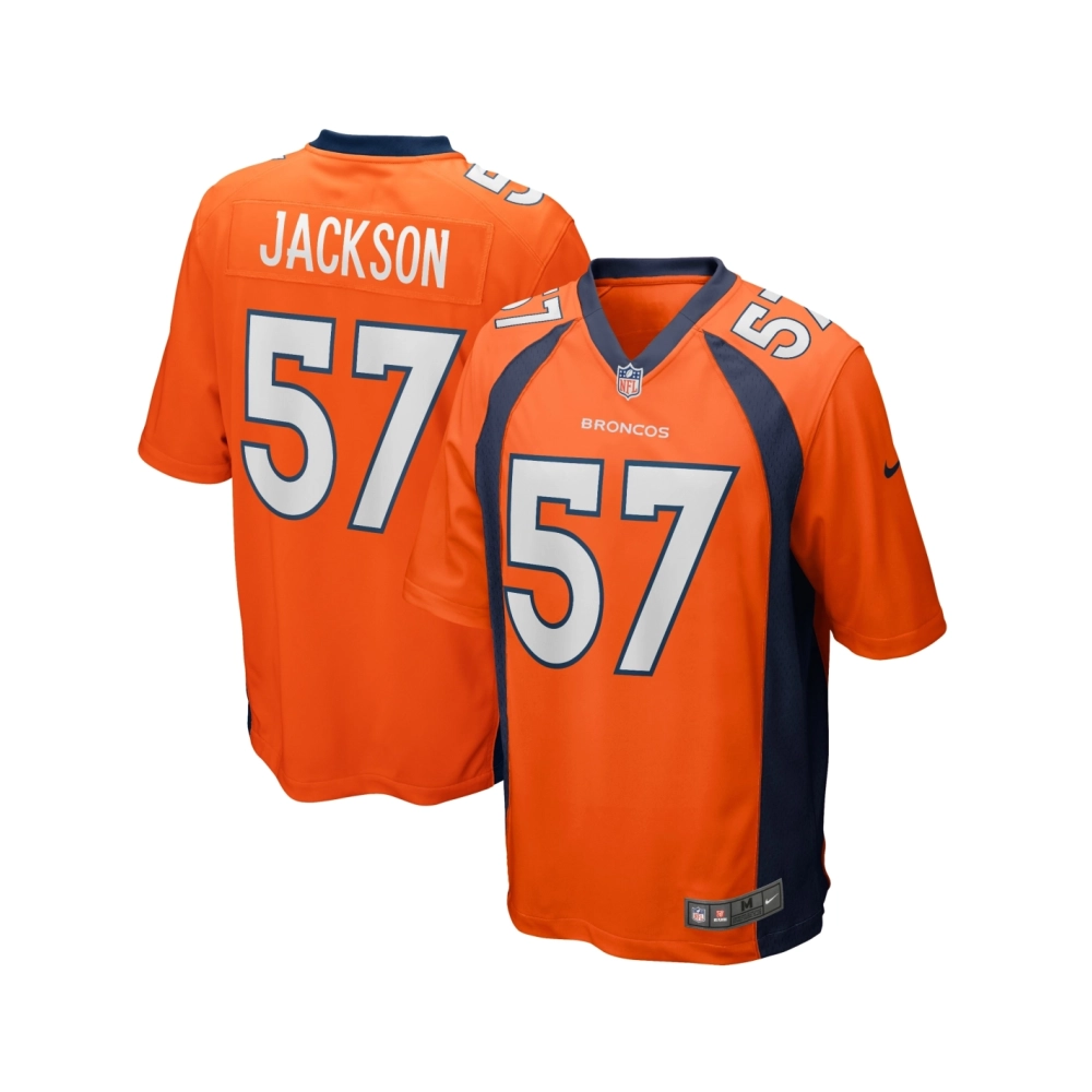 Mens Denver Broncos Tom Jackson Orange Game Retired Player Jersey