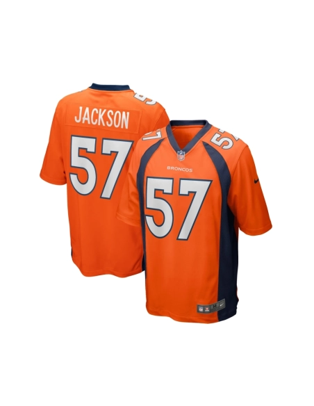 Mens Denver Broncos Tom Jackson Orange Game Retired Player Jersey