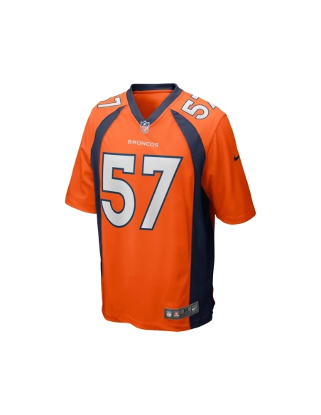 Mens Denver Broncos Tom Jackson Orange Game Retired Player Jersey