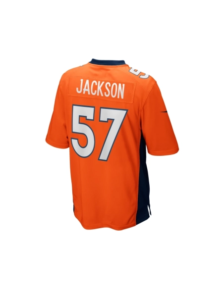 Mens Denver Broncos Tom Jackson Orange Game Retired Player Jersey
