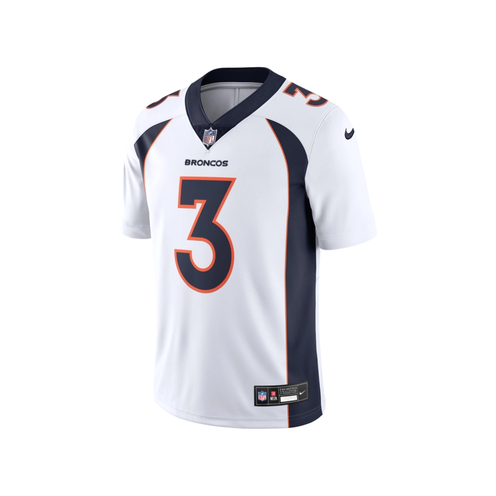 Mens Denver Broncos Russell Wilson White Vapor Untouchable Limited Jersey