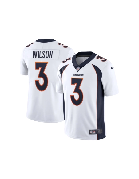Mens Denver Broncos Russell Wilson White Team Vapor Limited Jersey