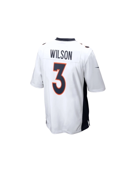 Mens Denver Broncos Russell Wilson White Game Jersey