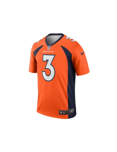 Mens Denver Broncos Russell Wilson Orange Legend Jersey