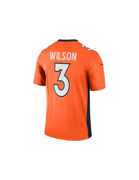 Mens Denver Broncos Russell Wilson Orange Legend Jersey