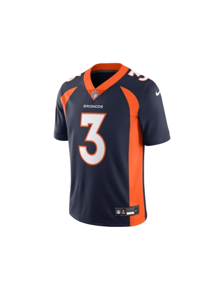 Mens Denver Broncos Russell Wilson Navy Vapor Untouchable Limited Jersey
