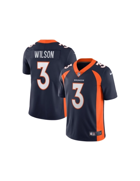 Mens Denver Broncos Russell Wilson Navy Alternate Vapor Limited Jersey