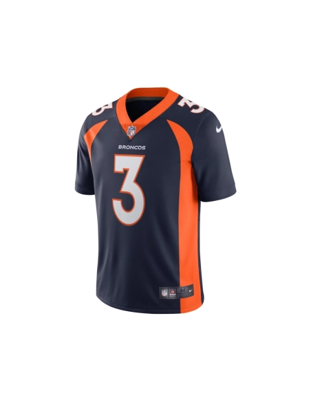 Mens Denver Broncos Russell Wilson Navy Alternate Vapor Limited Jersey