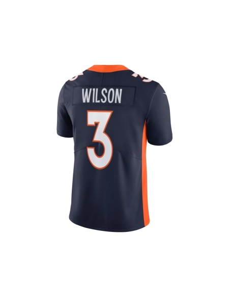Mens Denver Broncos Russell Wilson Navy Alternate Vapor Limited Jersey