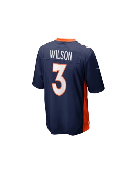 Mens Denver Broncos Russell Wilson Navy Alternate Game Jersey