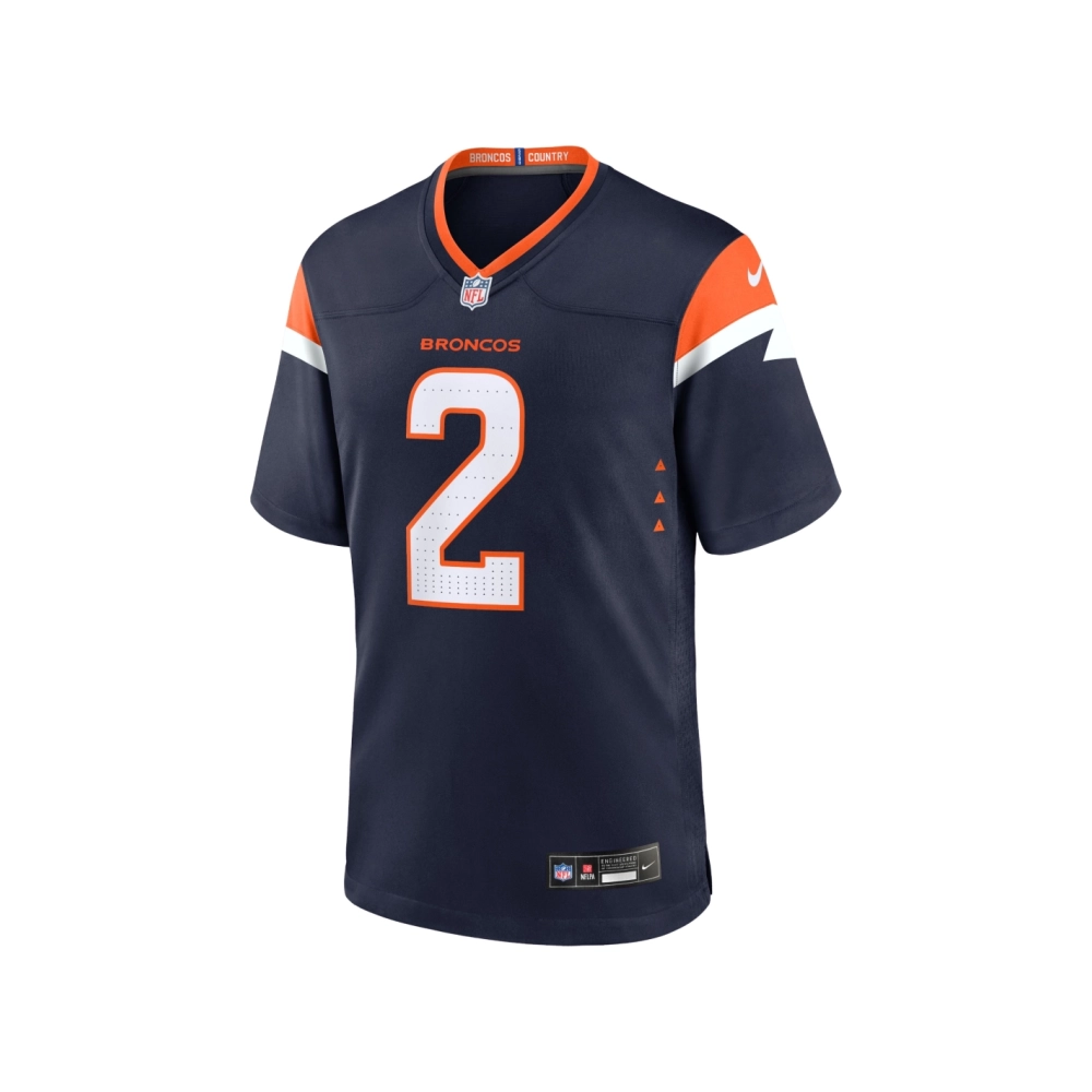 Mens Denver Broncos Patrick Surtain II Navy Mile High Collection Alternate Game Jersey