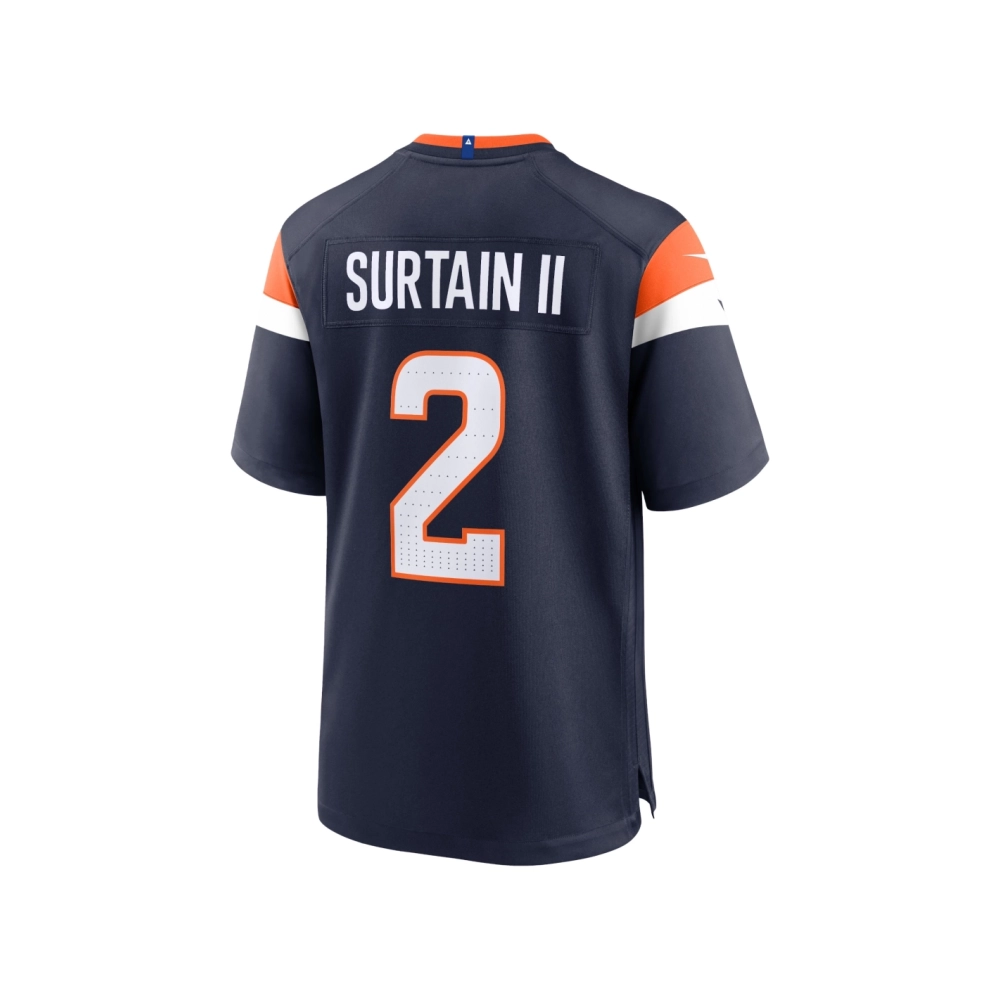 Mens Denver Broncos Patrick Surtain II Navy Mile High Collection Alternate Game Jersey