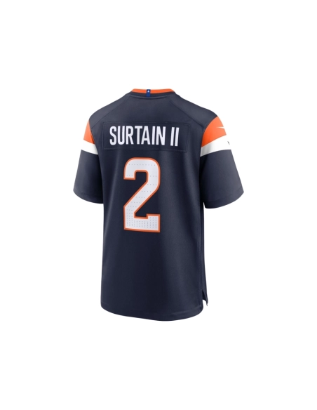 Mens Denver Broncos Patrick Surtain II Navy Mile High Collection Alternate Game Jersey