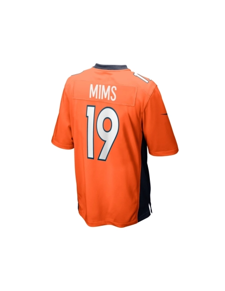 Mens Denver Broncos Marvin Mims Jr Orange Team Game Jersey