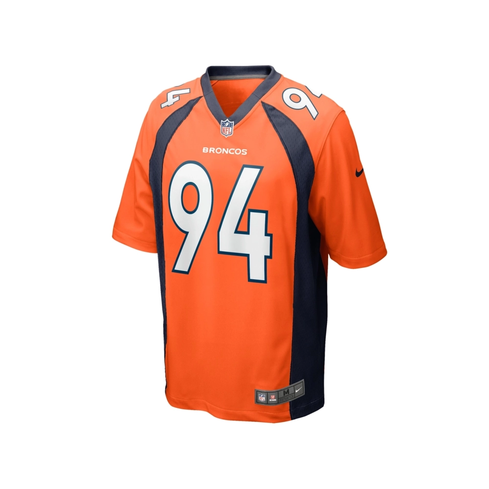 Mens Denver Broncos Keondre Coburn Orange Game Jersey