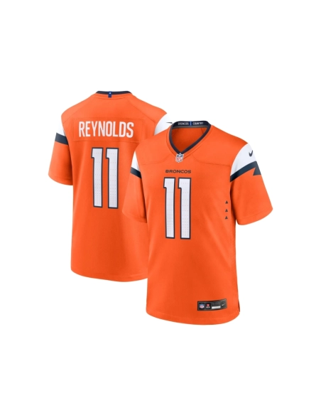 Mens Denver Broncos Josh Reynolds Orange Game Jersey