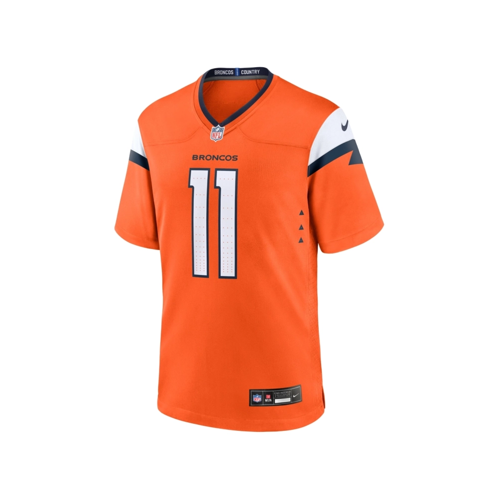 Mens Denver Broncos Josh Reynolds Orange Game Jersey