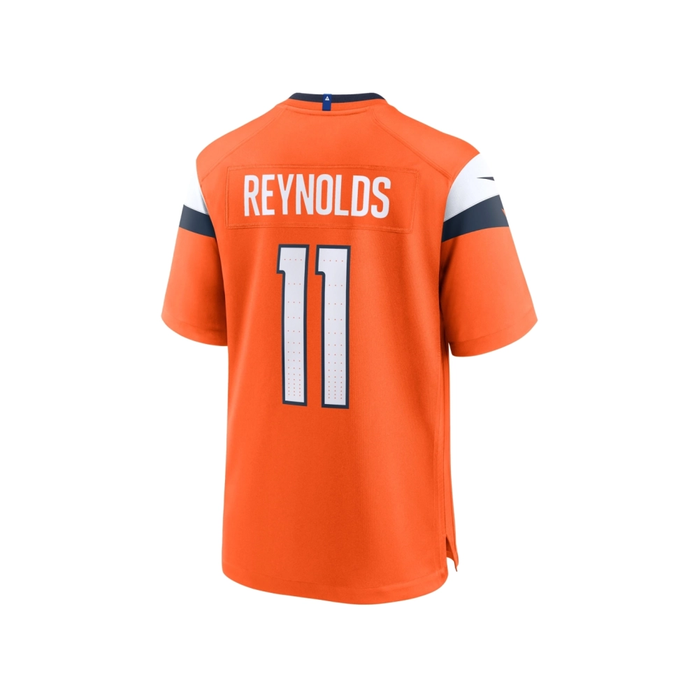 Mens Denver Broncos Josh Reynolds Orange Game Jersey