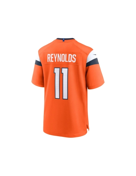 Mens Denver Broncos Josh Reynolds Orange Game Jersey