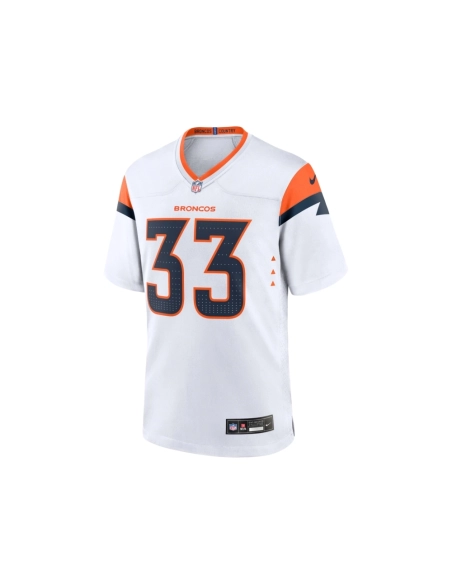 Mens Denver Broncos Javonte Williams White Mile High Collection Game Jersey
