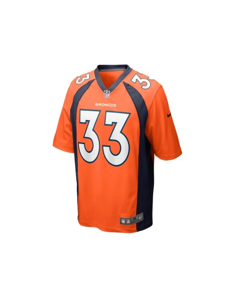 Mens Denver Broncos Javonte Williams Orange Player Game Jersey