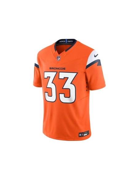 Mens Denver Broncos Javonte Williams Orange Mile High Collection Vapor F.U.S.E. Limited Jersey