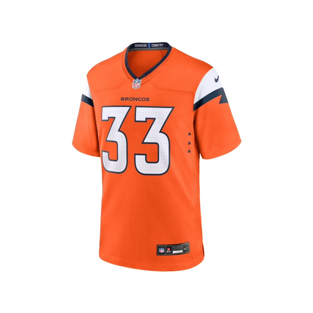 Mens Denver Broncos Javonte Williams Orange Mile High Collection Game Jersey