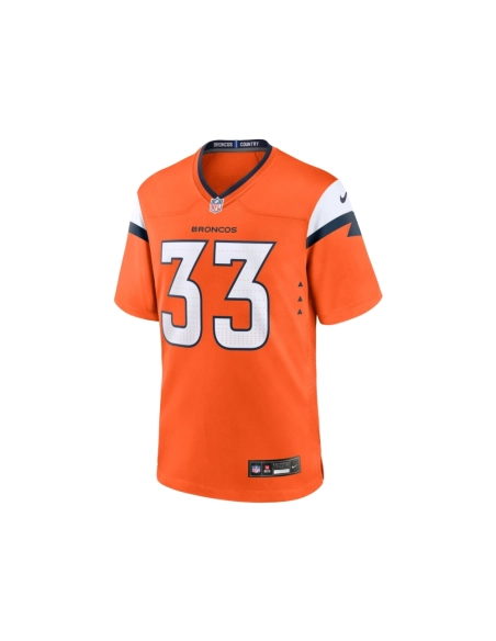 Mens Denver Broncos Javonte Williams Orange Mile High Collection Game Jersey