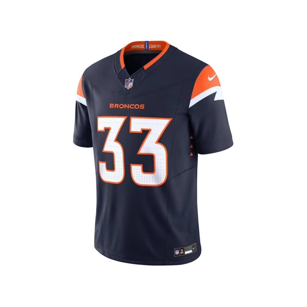 Mens Denver Broncos Javonte Williams Navy Mile High Collection Vapor F.U.S.E. Limited Jersey