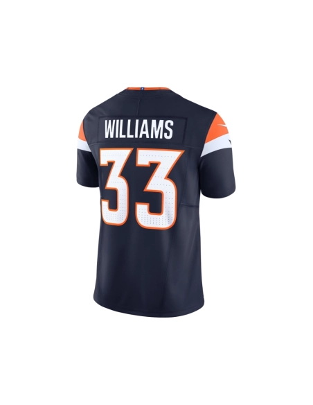 Mens Denver Broncos Javonte Williams Navy Mile High Collection Vapor F.U.S.E. Limited Jersey