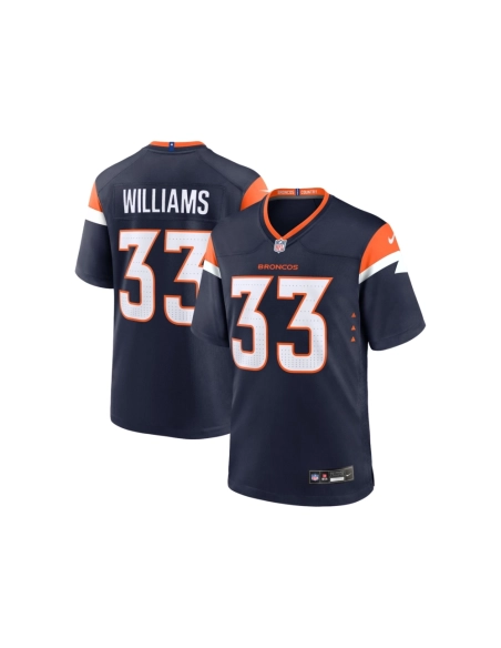 Mens Denver Broncos Javonte Williams Navy Mile High Collection Alternate Game Jersey