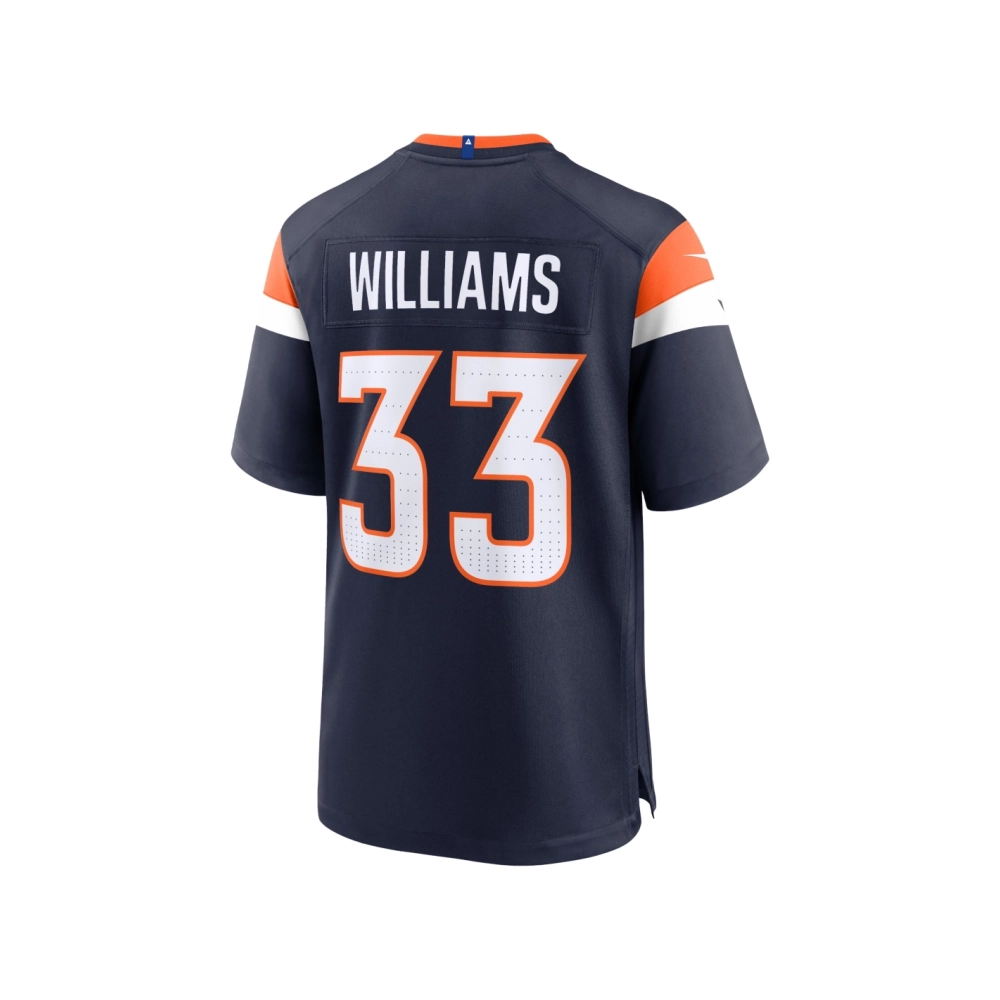 Mens Denver Broncos Javonte Williams Navy Mile High Collection Alternate Game Jersey