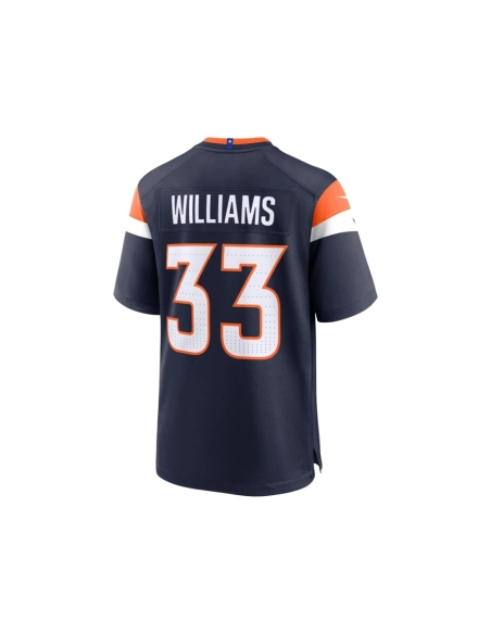 Mens Denver Broncos Javonte Williams Navy Mile High Collection Alternate Game Jersey