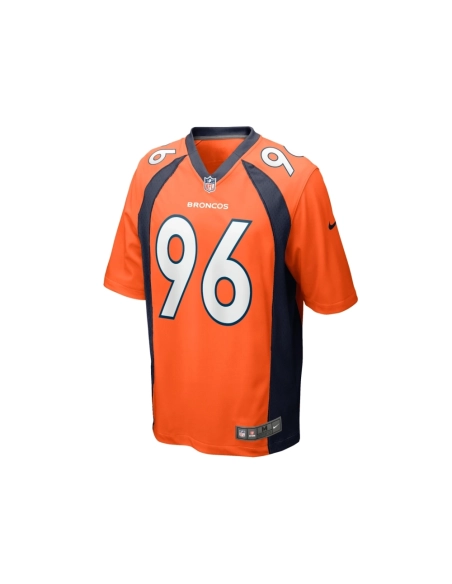 Mens Denver Broncos Eyioma Uwazurike Orange Game Player Jersey