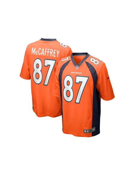 Mens Denver Broncos Ed McCaffrey Orange Game Retired Player Jersey