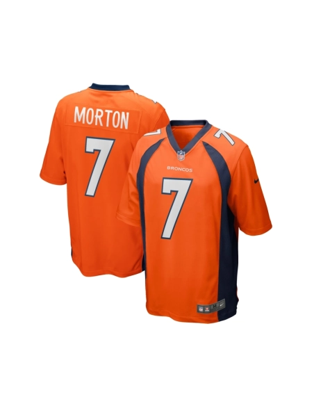 Mens Denver Broncos Craig Morton Orange Game Retired Player Jersey