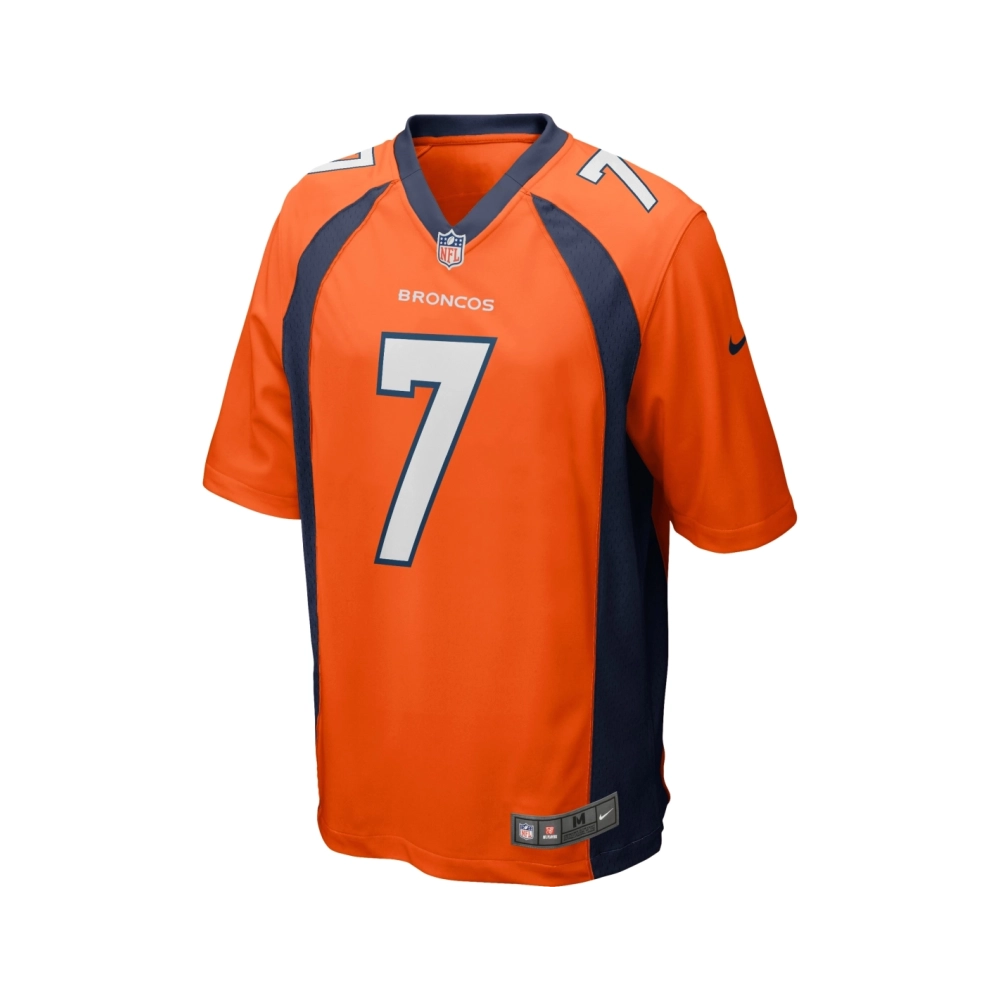 Mens Denver Broncos Craig Morton Orange Game Retired Player Jersey